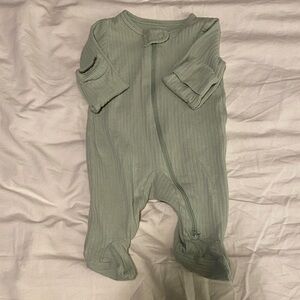 Carter's Olive Green Footed One Piece